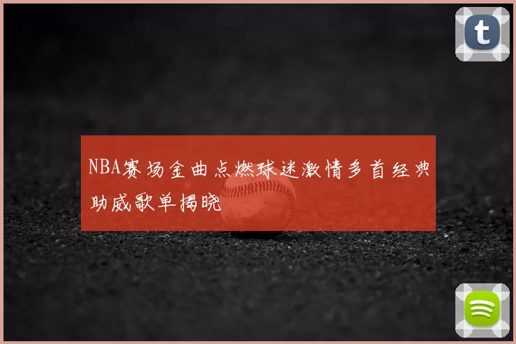 NBA赛场金曲点燃球迷激情多首经典助威歌单揭晓